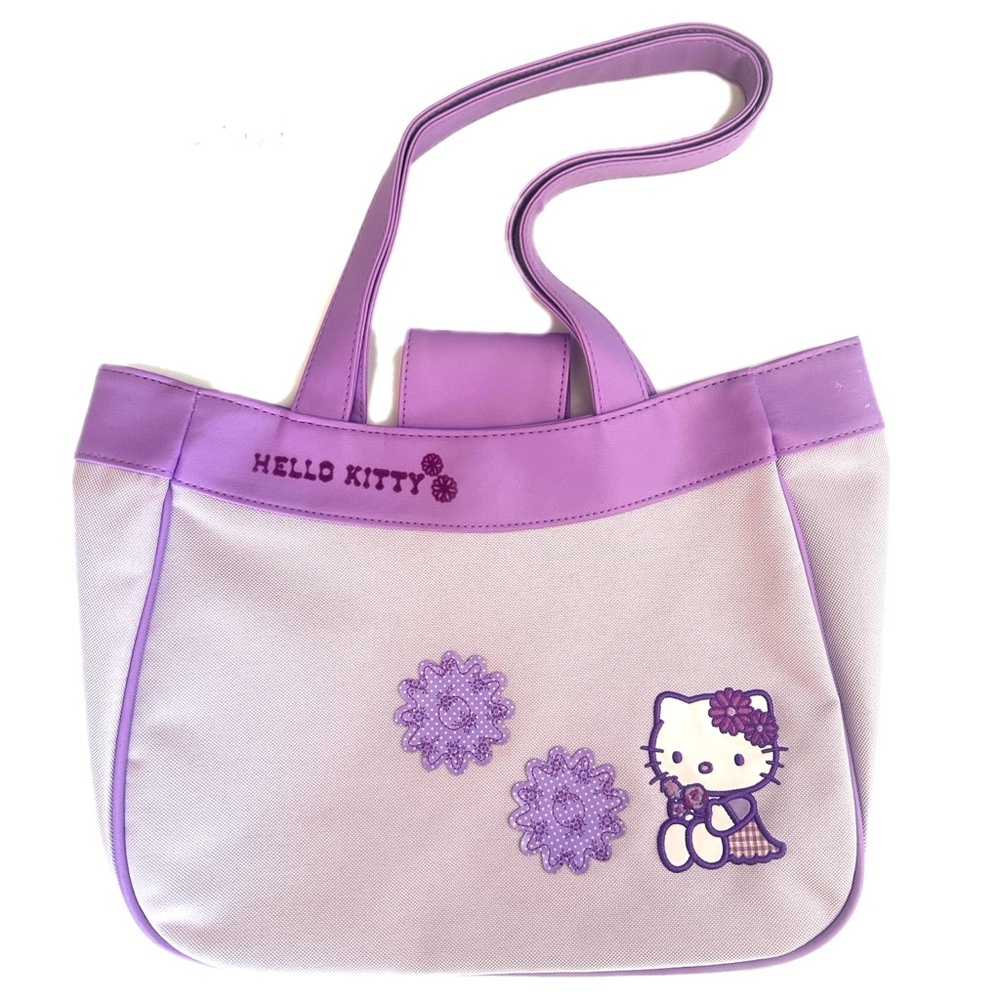 Rare vintage Hello Kitty purple purse